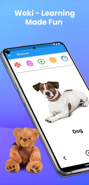 Woki Kids Flash Cards: ۱-۵ yrs - عکس برنامه موبایلی اندروید