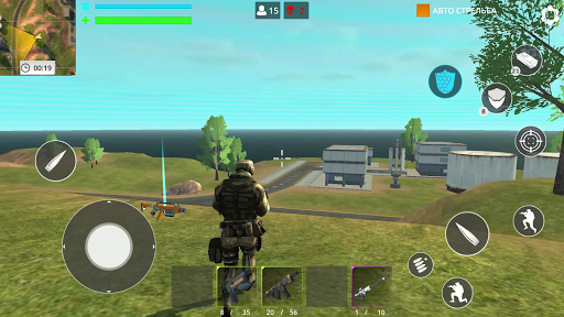 Cyber Gun: Battle Royale Games - Gameplay image of android game