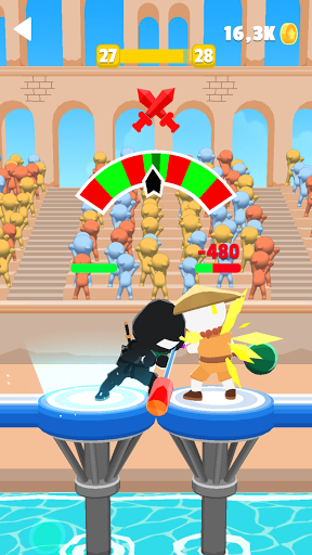 Stick Kick 3D - Stickman Fight - Gameplay image of android game