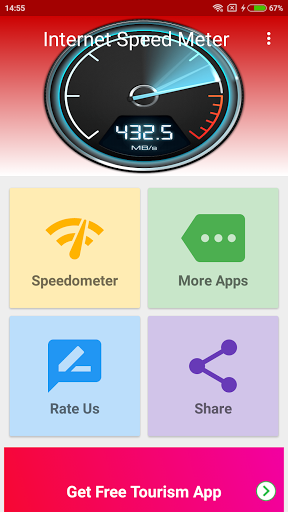 Internet Speed Meter | Speed Test - عکس برنامه موبایلی اندروید