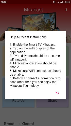 Miracast Screen Mirroring - عکس برنامه موبایلی اندروید