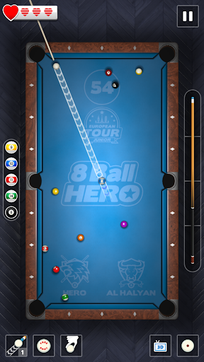 8 Ball Hero - Pool Billiards Puzzle Game - Gameplay image of android game