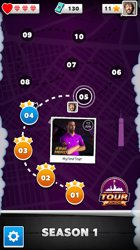 8 Ball Hero - Pool Billiards Puzzle Game - Gameplay image of android game