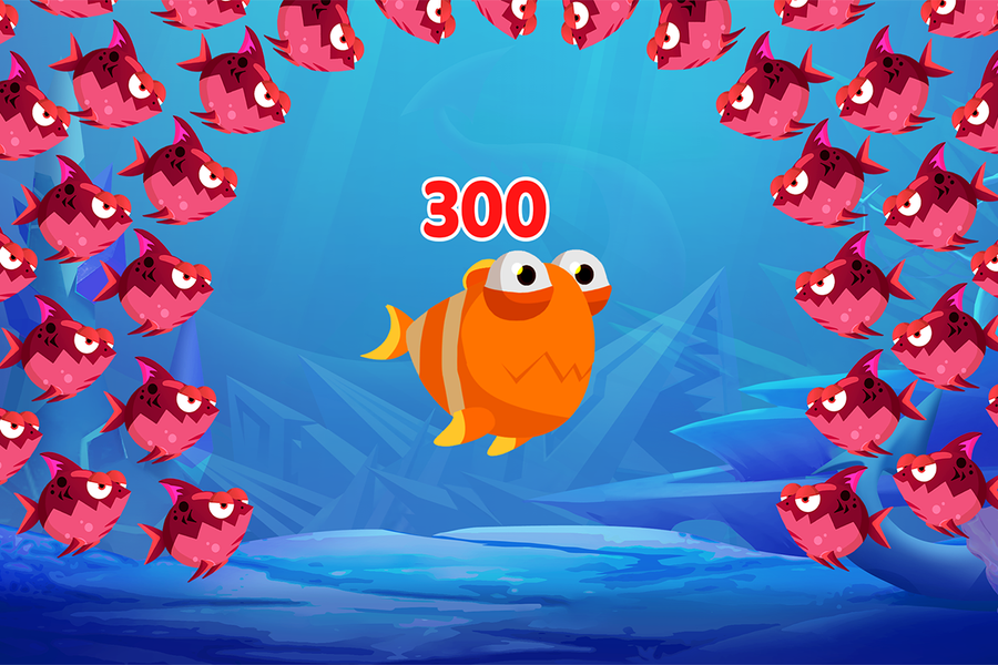 Eat Fish IO: Number Master - عکس بازی موبایلی اندروید