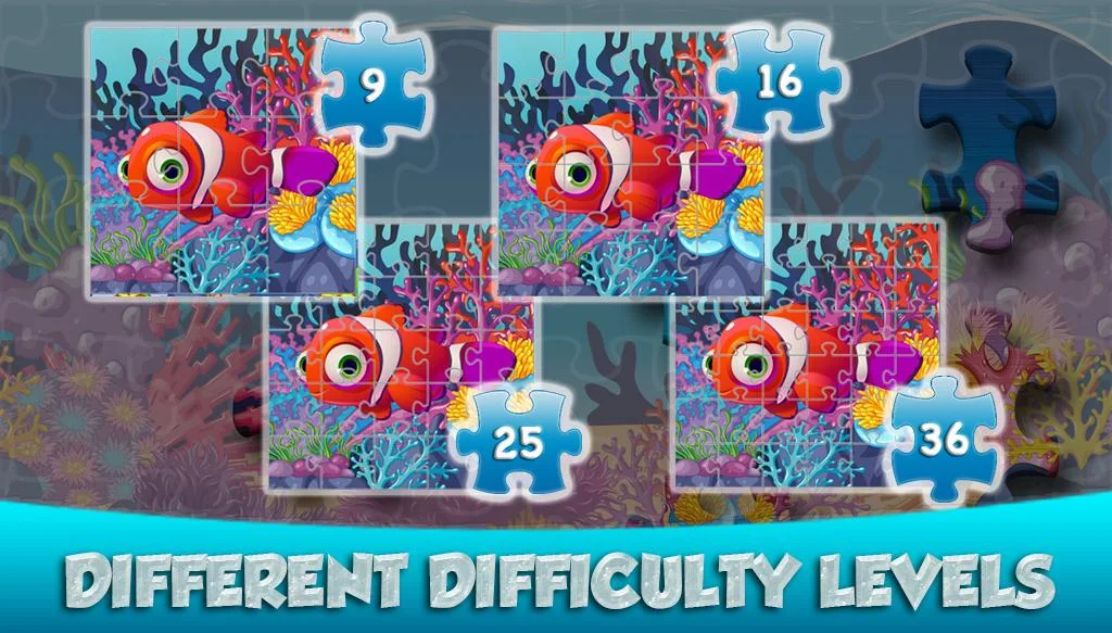 Fish Puzzles - عکس بازی موبایلی اندروید
