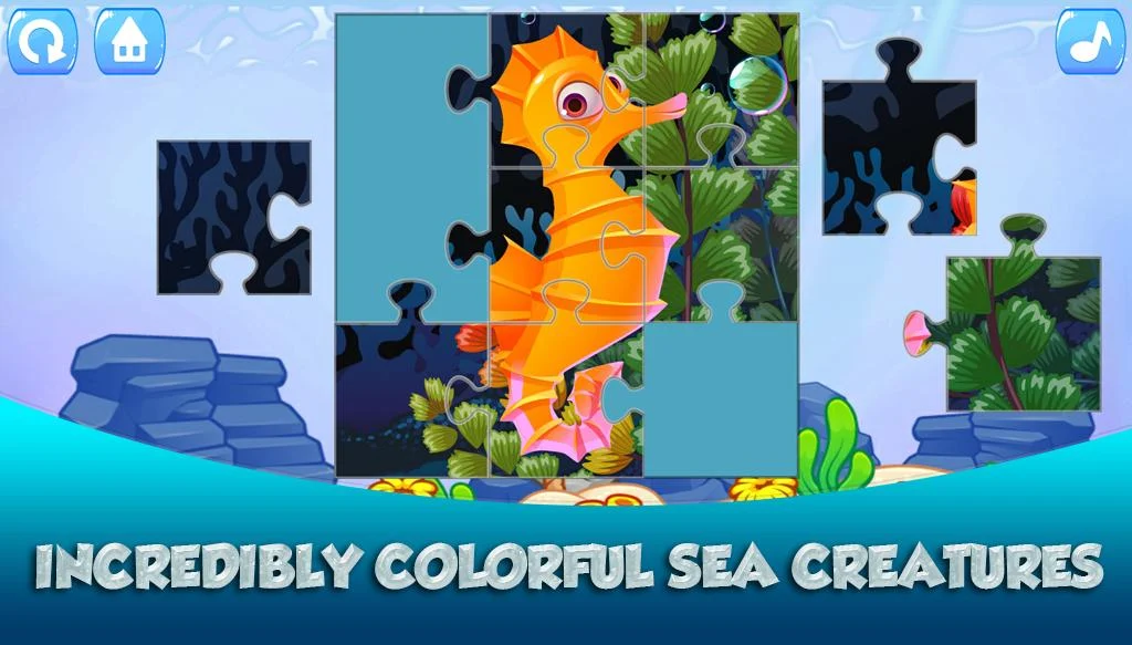 Fish Puzzles - Gameplay image of android game