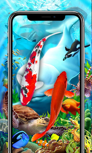 KOI Fish Live Wallpaper : New fish Wallpaper ۲۰۲۰ - عکس برنامه موبایلی اندروید