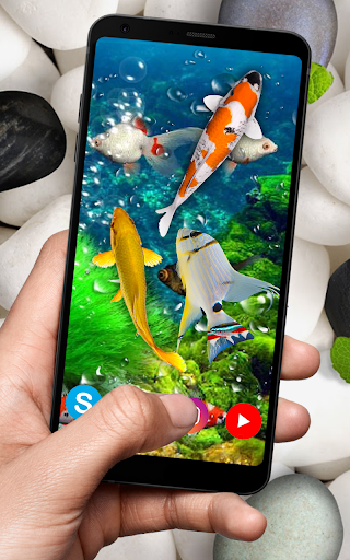 KOI Fish Live Wallpaper : New fish Wallpaper ۲۰۲۰ - عکس برنامه موبایلی اندروید