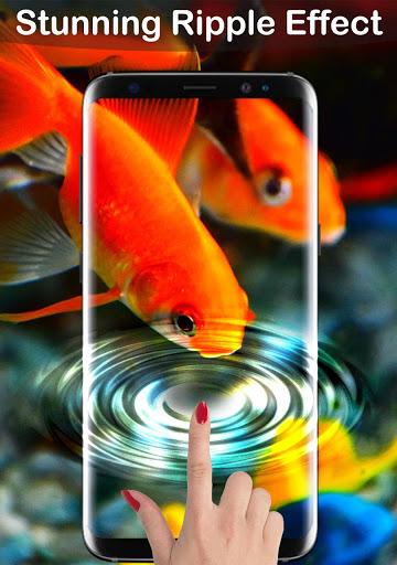 Fish Lock Screen Live Wallpaper - Image screenshot of android app