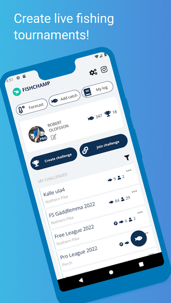 FishChamp - Sport fishing app - عکس برنامه موبایلی اندروید