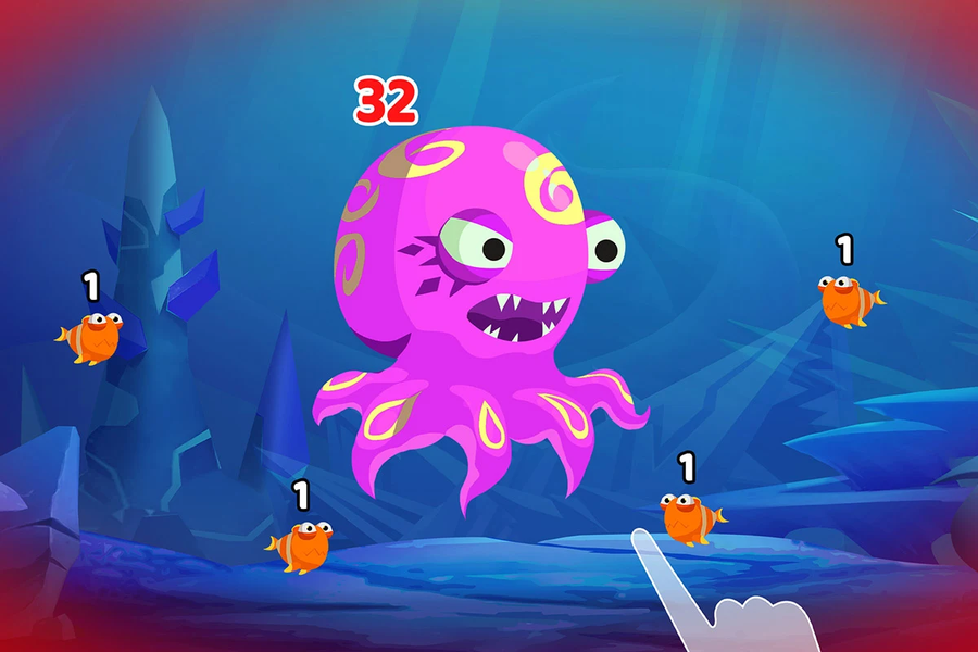 Fish Town IO: Mini Aquarium - Gameplay image of android game