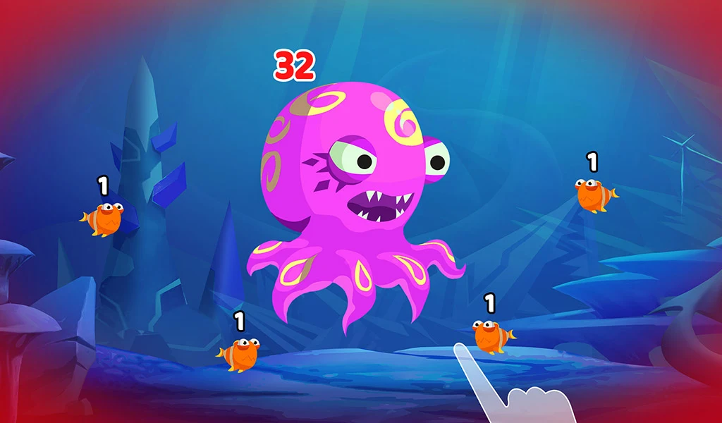 Fish Town IO: Mini Aquarium - Gameplay image of android game