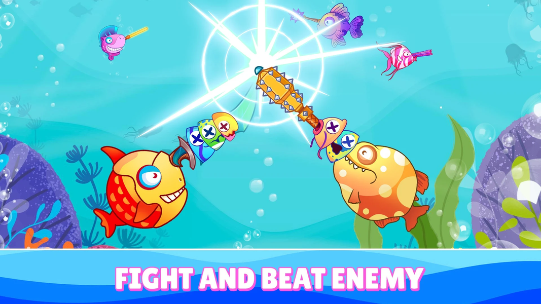 Monster FishIO: Big Eat Small - Gameplay image of android game