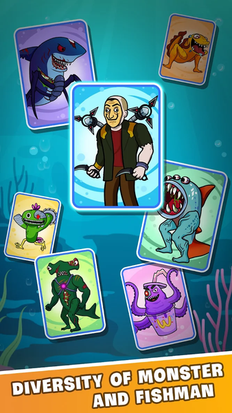 The Fishman: Monster Evolution - Gameplay image of android game