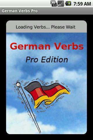 German Verbs Pro - Image screenshot of android app