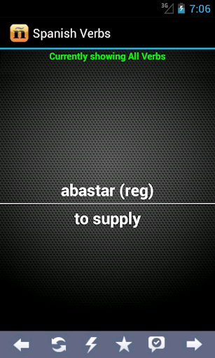 Spanish Verbs Pro Edition - Image screenshot of android app