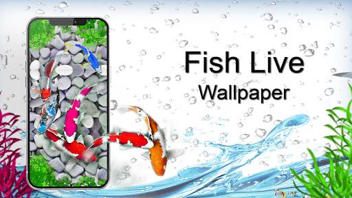 Koi Pet Fish Live Wallpaper - Image screenshot of android app