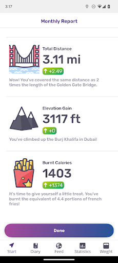 Running Tracker App – FITAPP - عکس برنامه موبایلی اندروید