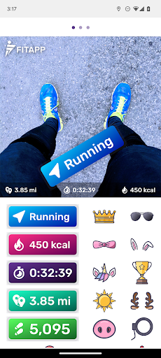 Running Tracker App – FITAPP - عکس برنامه موبایلی اندروید