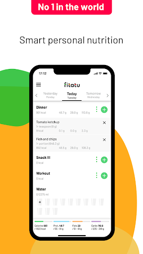 Fitatu Calorie Counter and Diet - عکس برنامه موبایلی اندروید