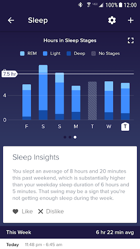 Fitbit - Image screenshot of android app
