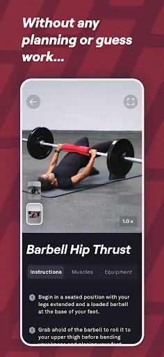 Fitbod: Workout & Gym Planner - Image screenshot of android app