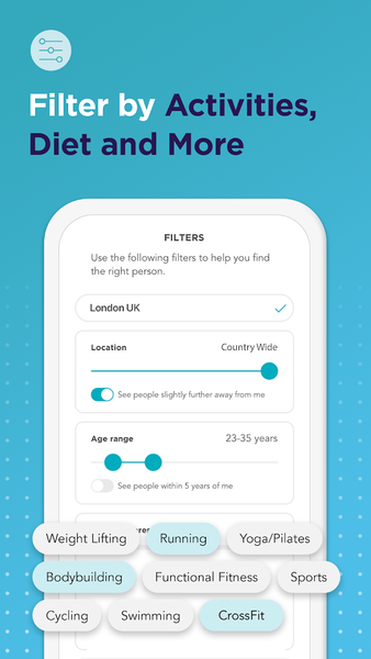 Fitafy: The Fitness Dating App - عکس برنامه موبایلی اندروید