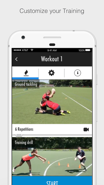 Rugby Training - Image screenshot of android app