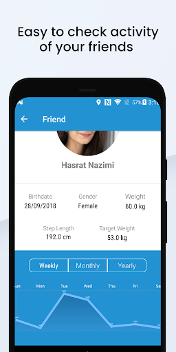 Pedometer Step Counter - Image screenshot of android app