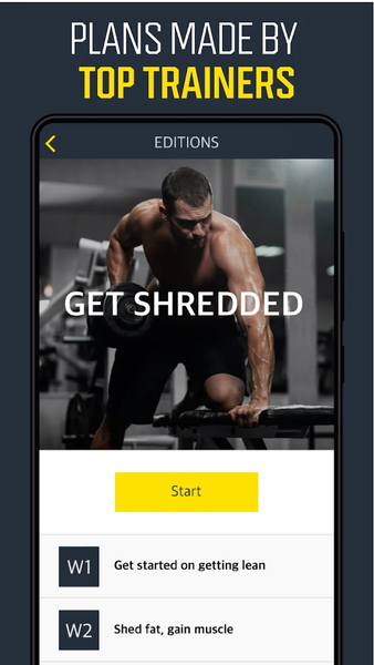 Gym Workout Planner & Tracker - عکس برنامه موبایلی اندروید