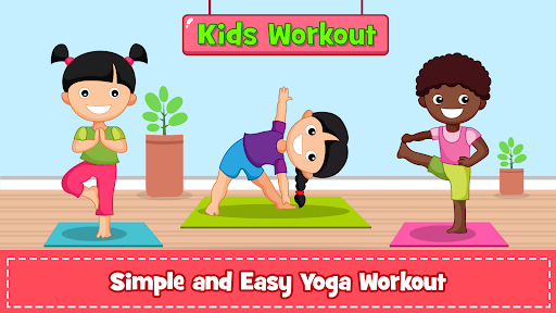 Yoga for Kids & Family fitness - Image screenshot of android app