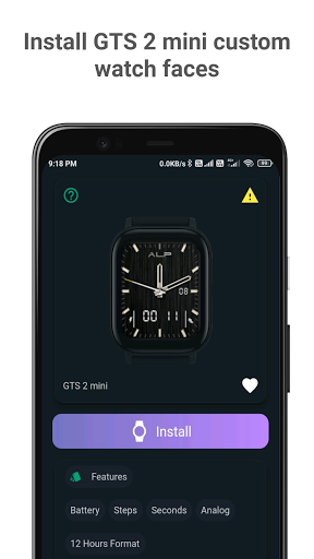Watch Faces - Amazfit GTS 2, GTS 2e & GTS 2 mini - Image screenshot of android app
