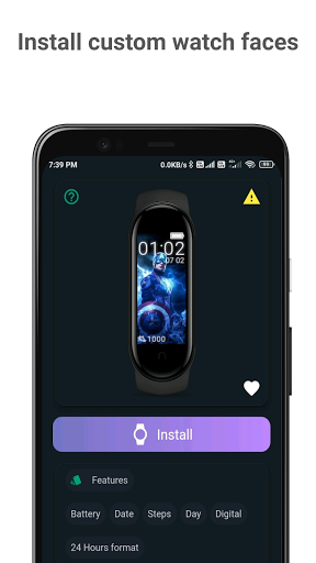 Mi Band 5 Watch Faces - عکس برنامه موبایلی اندروید