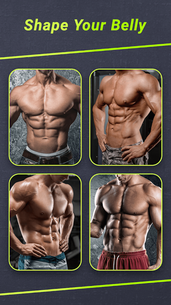 Belly Fat Challenge for Men - Image screenshot of android app