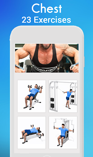 Fitness Workout-Bodybuilding-Weightlifting Trainer - Image screenshot of android app