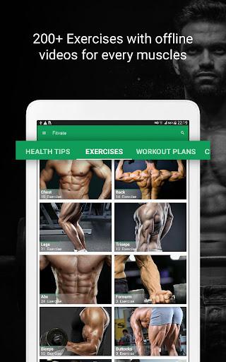 Fitvate - Gym & Home Workout - Image screenshot of android app