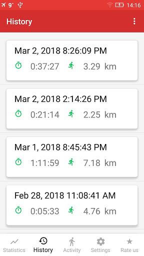 Walking Tracker - Step Counter - Image screenshot of android app