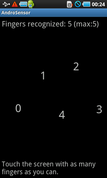 AndroSensor - عکس برنامه موبایلی اندروید