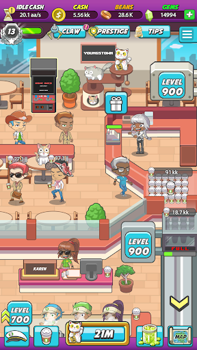 Coffee Craze - Barista Tycoon - Gameplay image of android game