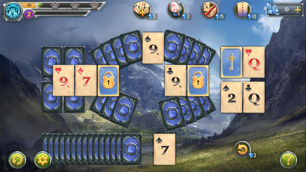Tri Peaks Solitaire - عکس بازی موبایلی اندروید