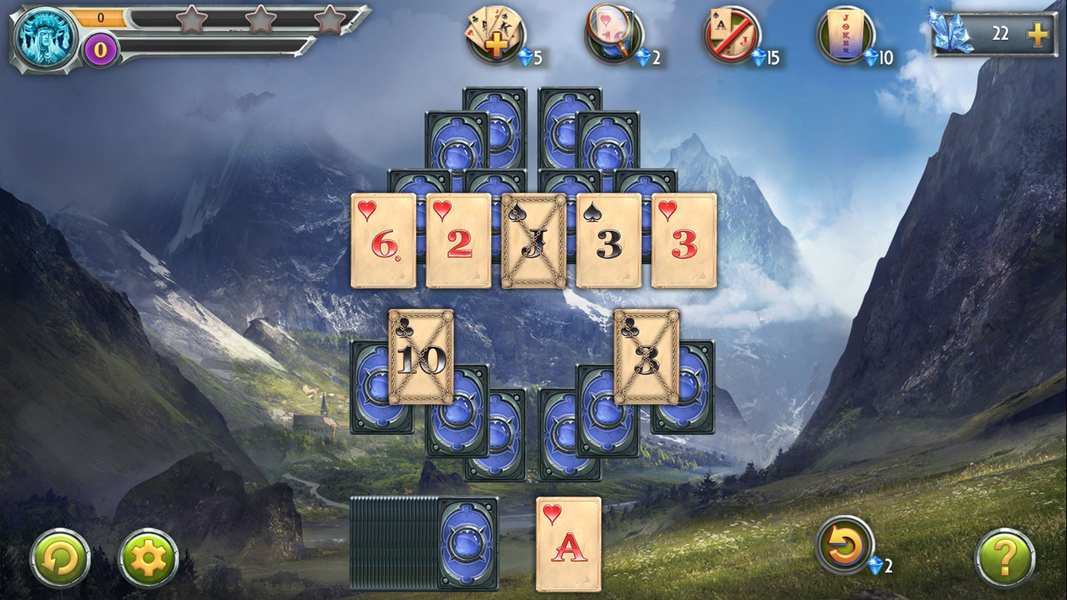 Tri Peaks Solitaire - عکس بازی موبایلی اندروید