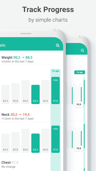 PEP: Weight loss - tracker - عکس برنامه موبایلی اندروید