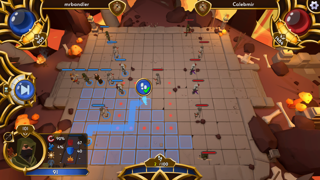Knights of Cathena - Gameplay image of android game