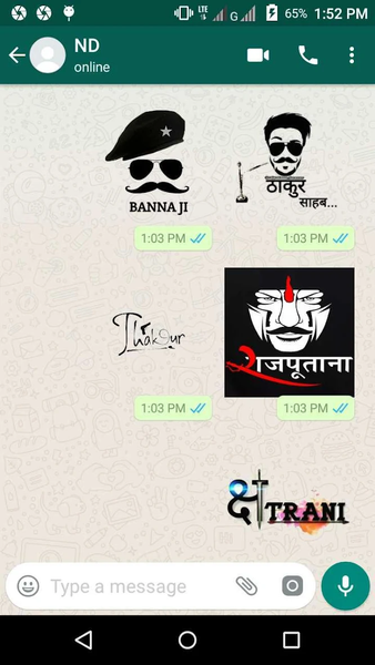 Rajput Stickers For WhatsApp - Image screenshot of android app