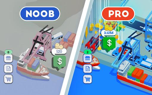 Idle Port Tycoon - Sea port empire - عکس بازی موبایلی اندروید