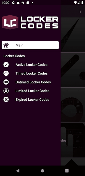 Locker Codes - عکس برنامه موبایلی اندروید