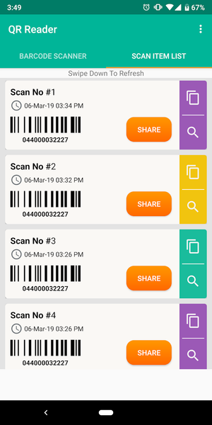 QR Reader - Image screenshot of android app
