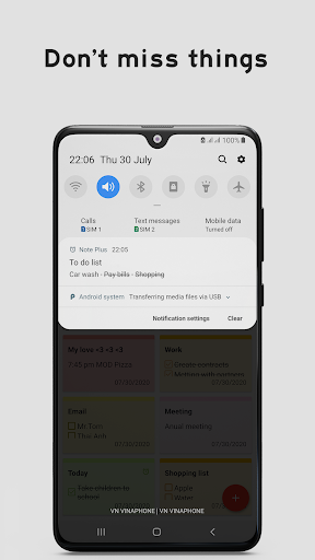 Note Plus - Notepad, Checklist - عکس برنامه موبایلی اندروید
