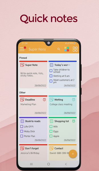 Super notes shop app