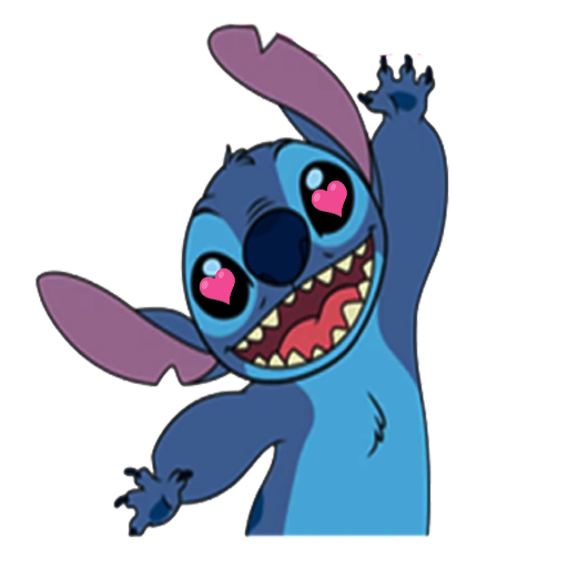 Cute Blue Koala Stitch Stickers for WhatsApp - Image screenshot of android app